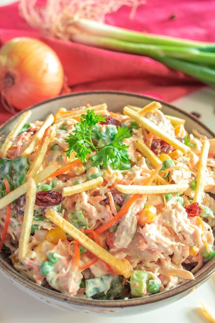  A colorful and flavorful twist on traditional chicken salad.
