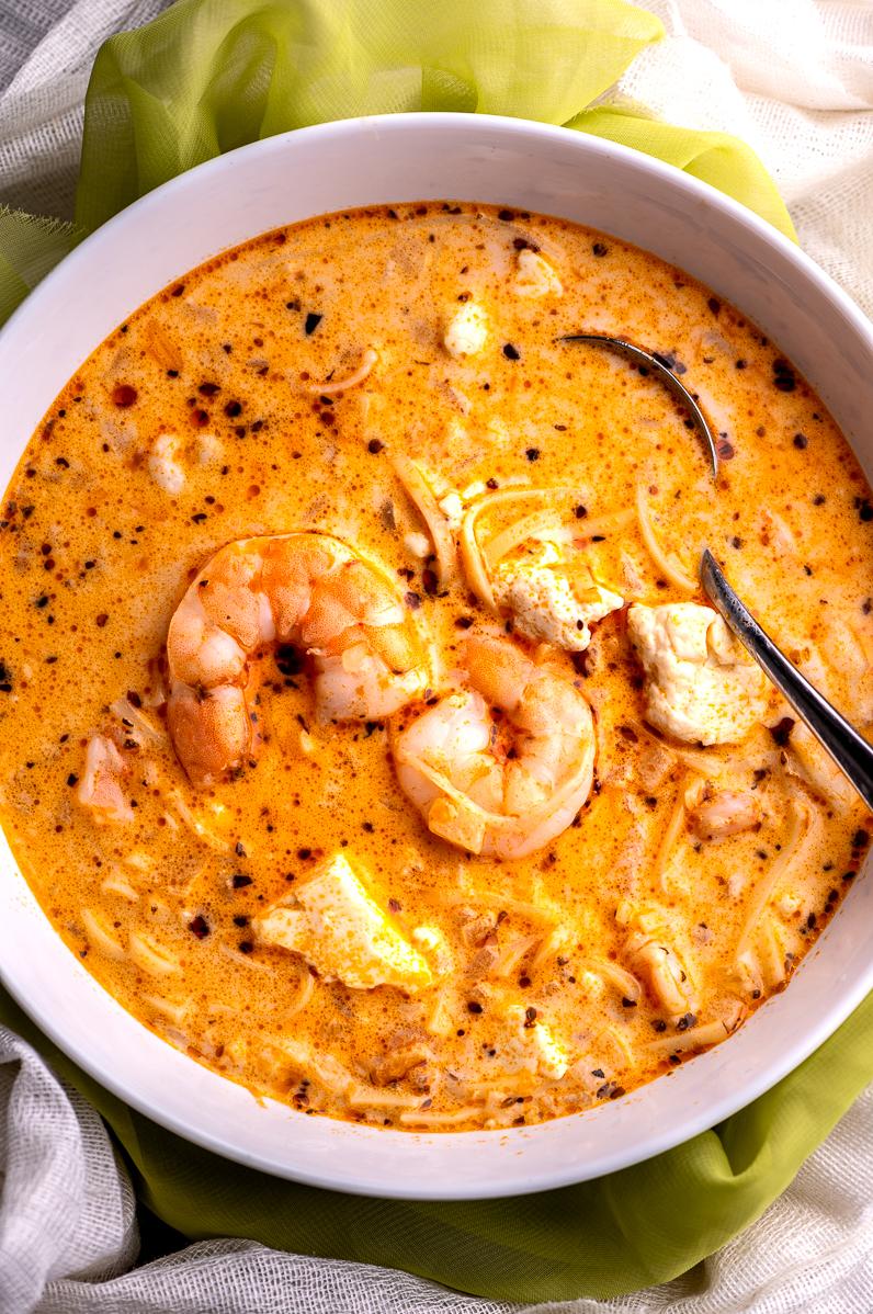  A creamy, soulful mix of shrimp, vegetables, spices, and corn in one pot of goodness.