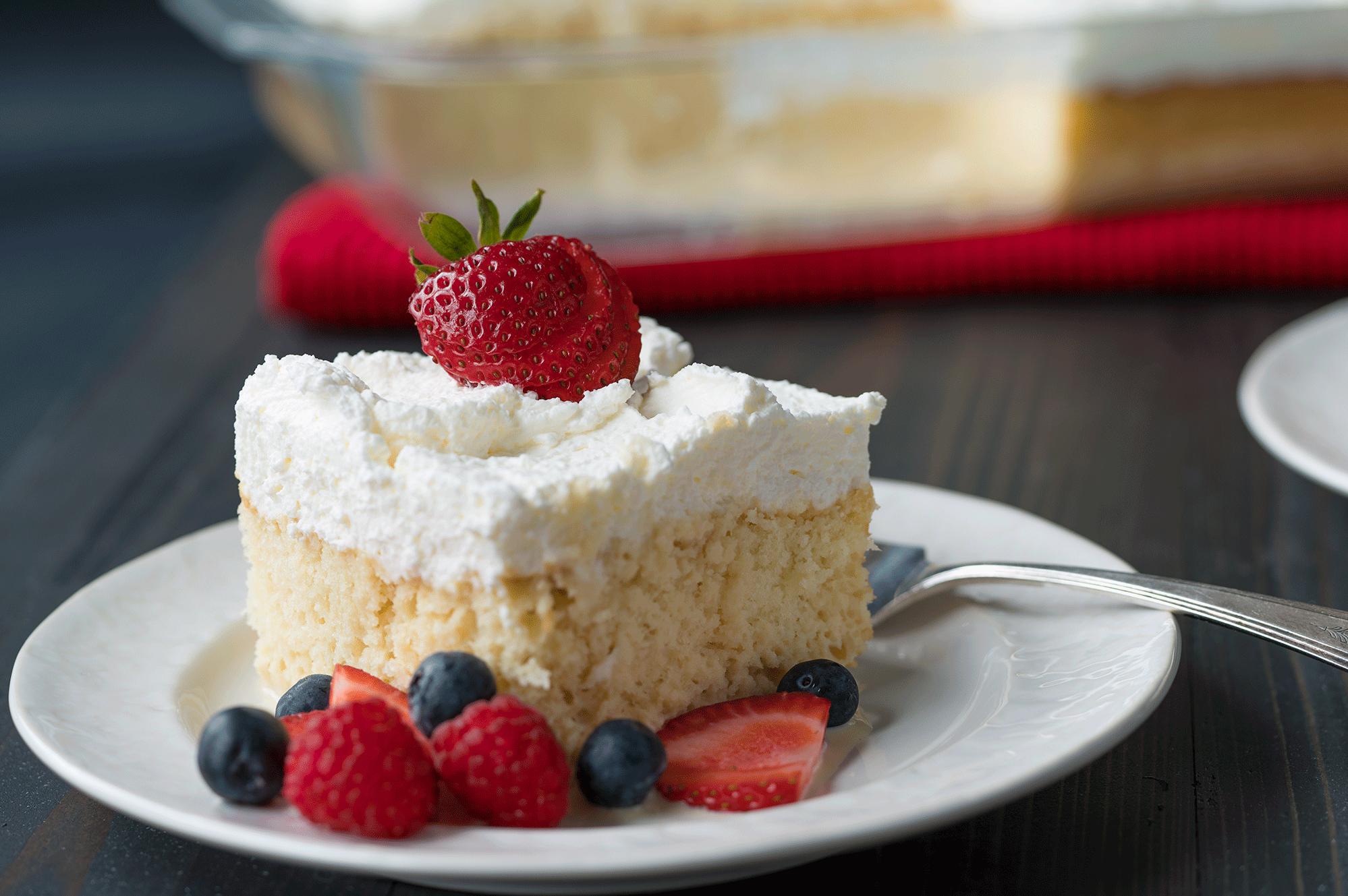  A crowd-pleaser classic that never gets old: tres leches cake
