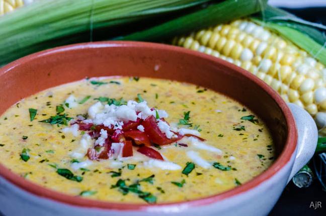  A heartwarming bowl of Sopa De Maiz will brighten any day!