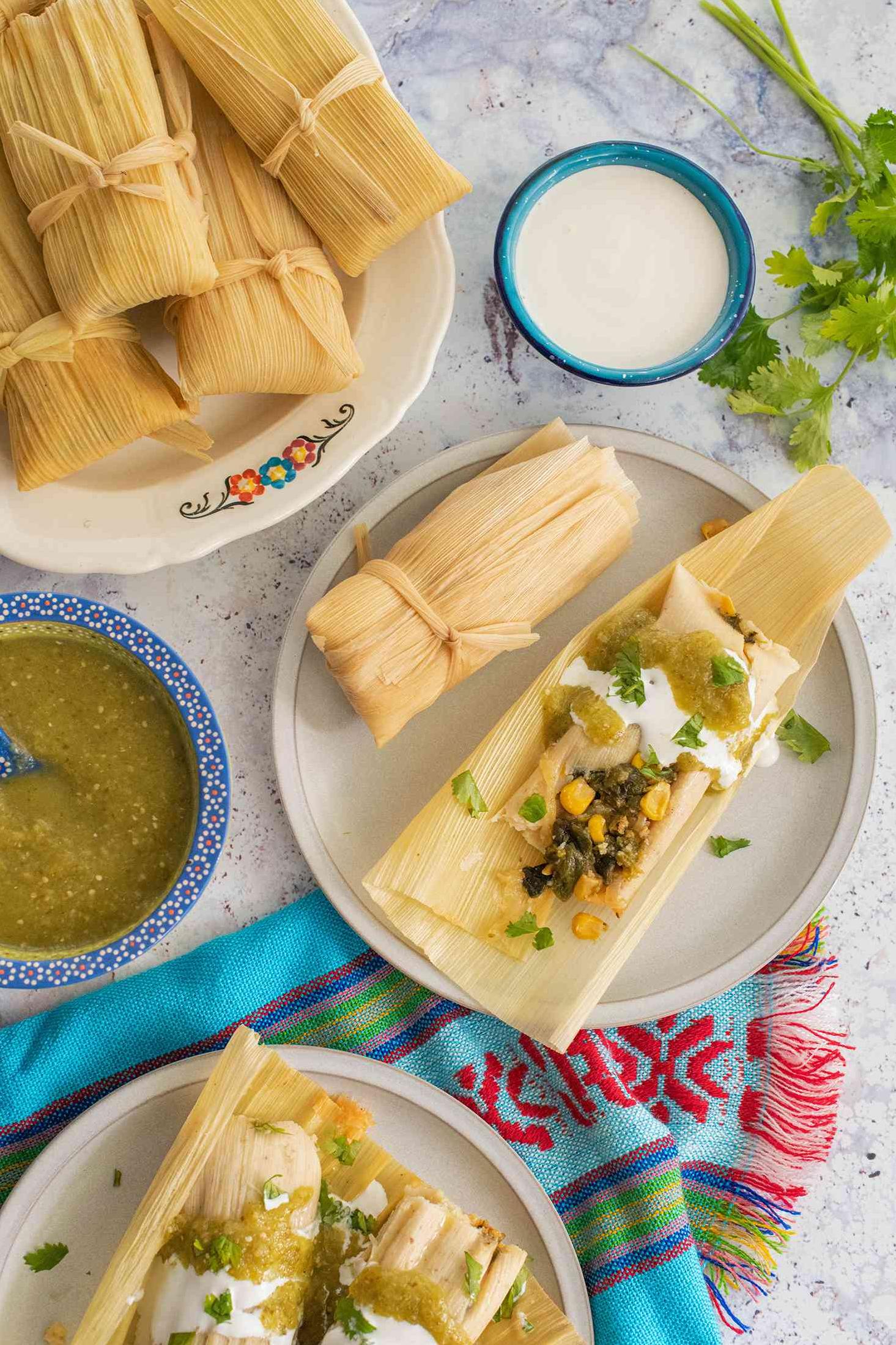  A party in your mouth, Corn, Cheese and Chili Tamales are a must-try