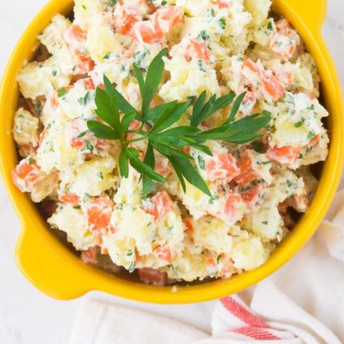  A perfect side dish for any meal, this Brazilian potato salad is a crowd-pleaser.