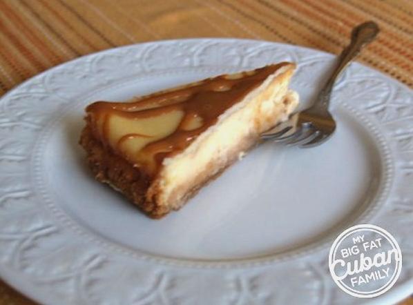  A slice of creamy Cuban Dulce de Leche Cheesecake is a slice of heaven on earth