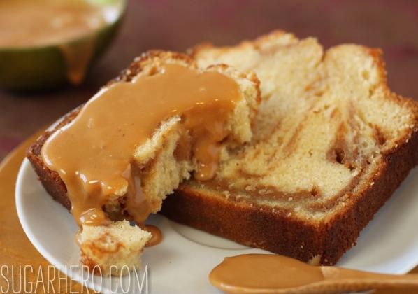  A slice of heaven: indulging on our pound cake with dulce de leche filling