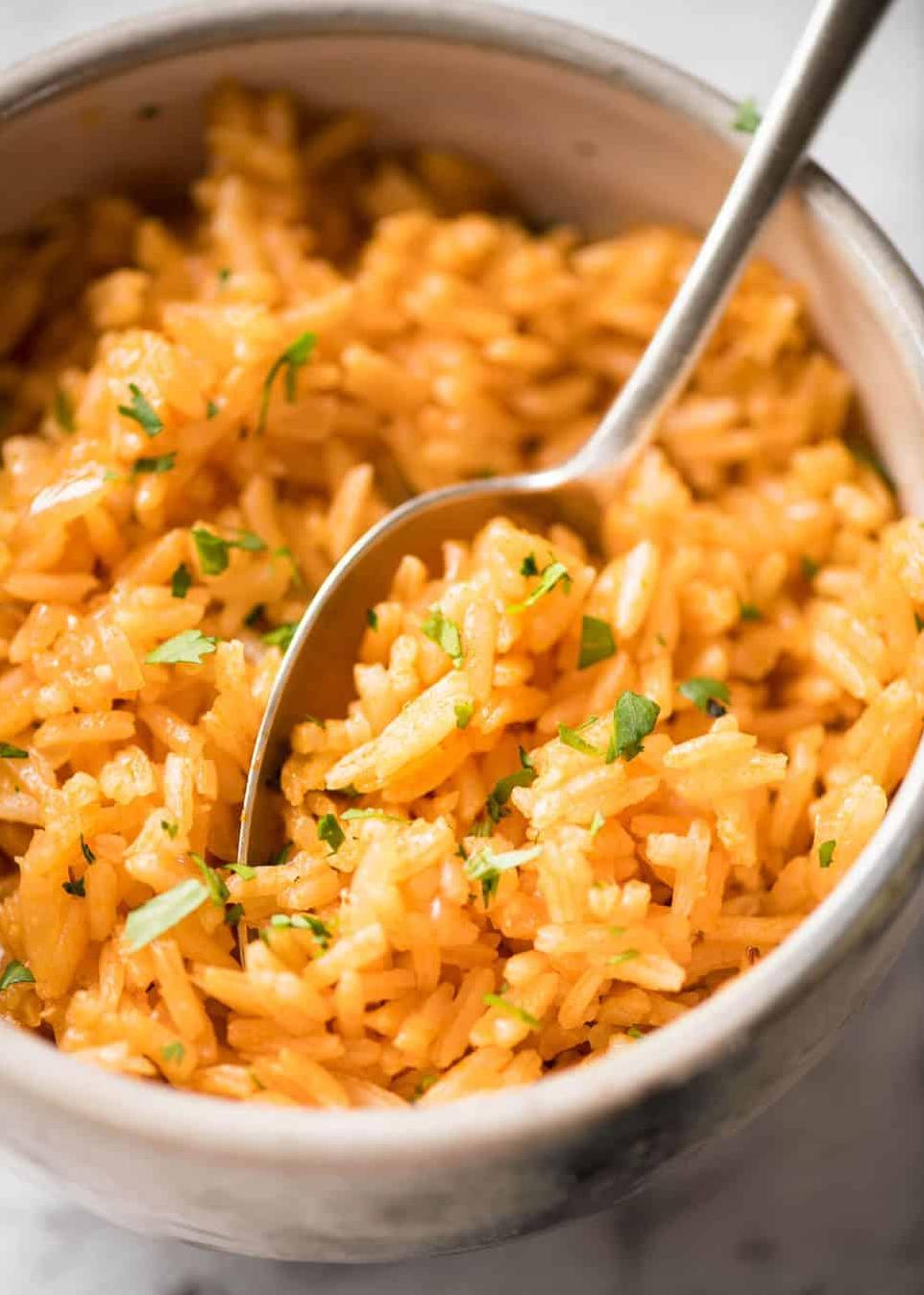  Add some zing to your meal with this delicious Arroz Rojo!