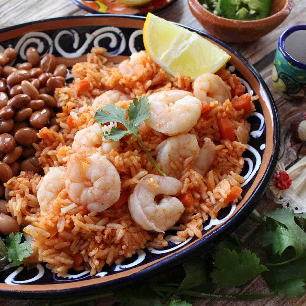  An explosion of flavors from the juicy shrimp and aromatic rice
