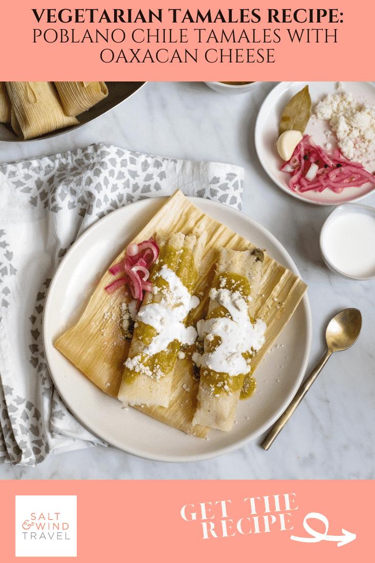 Baking the tamales in corn husks not only adds flavor, but also creates a beautiful presentation.