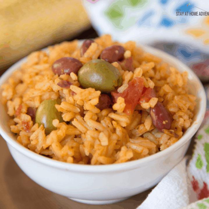  Beans and rice: a perfect protein combination for a vegetarian meal.