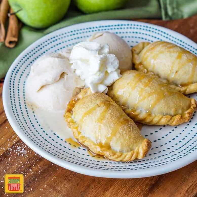  Bite into the golden baked crust and discover the gooey caramelized apple filling.