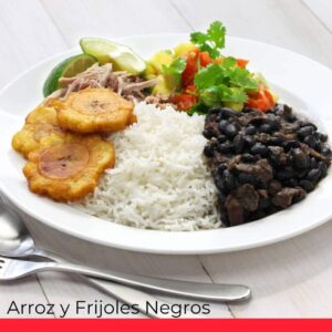 Black Beans and Rice(arroz Con Frijoles Negros)