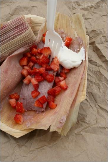  Can you hear the sound of the corn husks rustling? That means it's time to make some Tamales De Fresa! 🌽