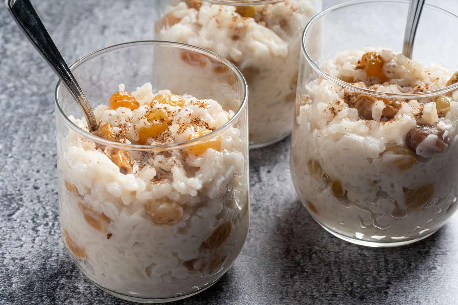  Creamy and sweet, this rice pudding is Puerto Rican comfort food at its finest.