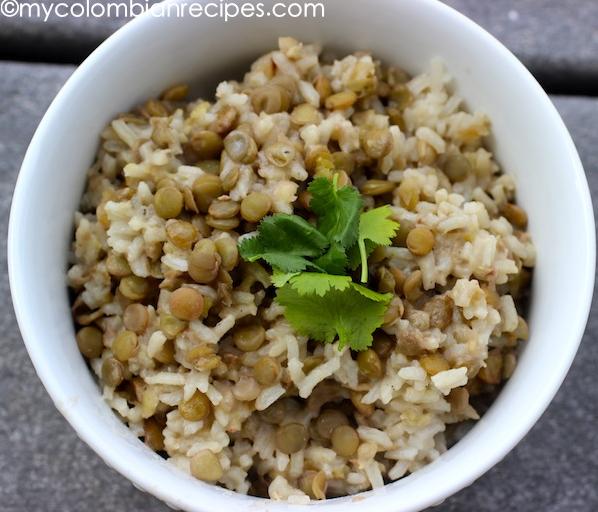  Creamy coconut milk complements lentils perfectly in this rice dish.