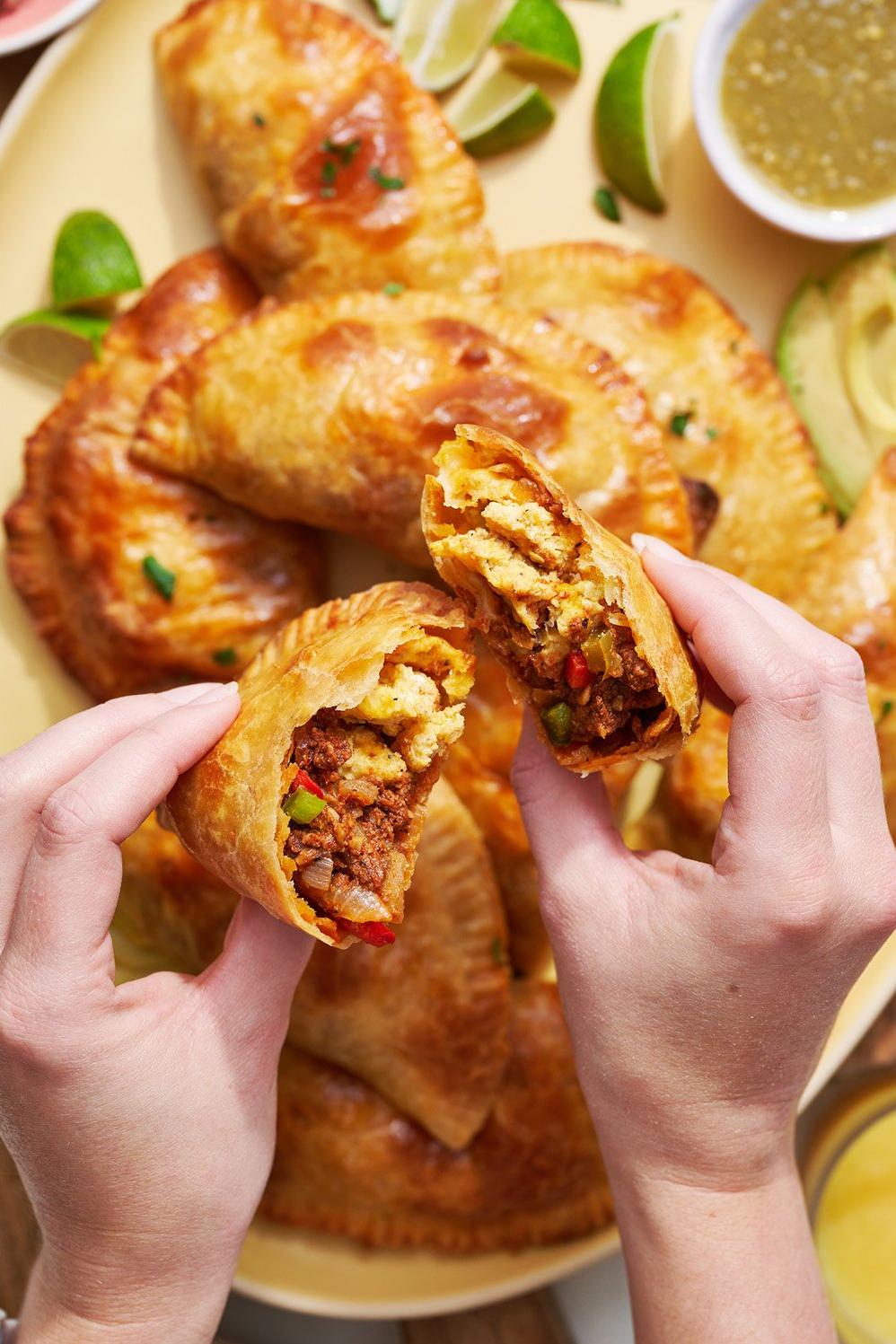  Delicious empanadas with a golden, flaky crust and savory filling.