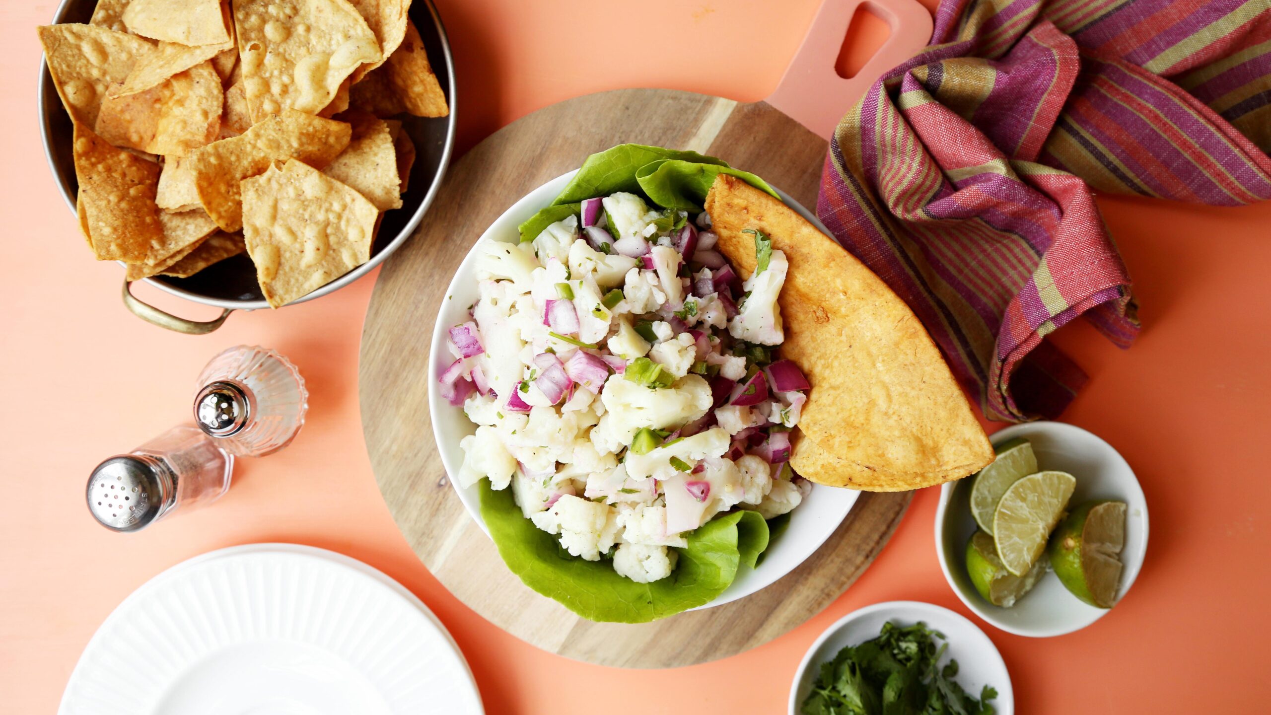  Don't be fooled by the name, this cauliflower ceviche is packed with flavor!