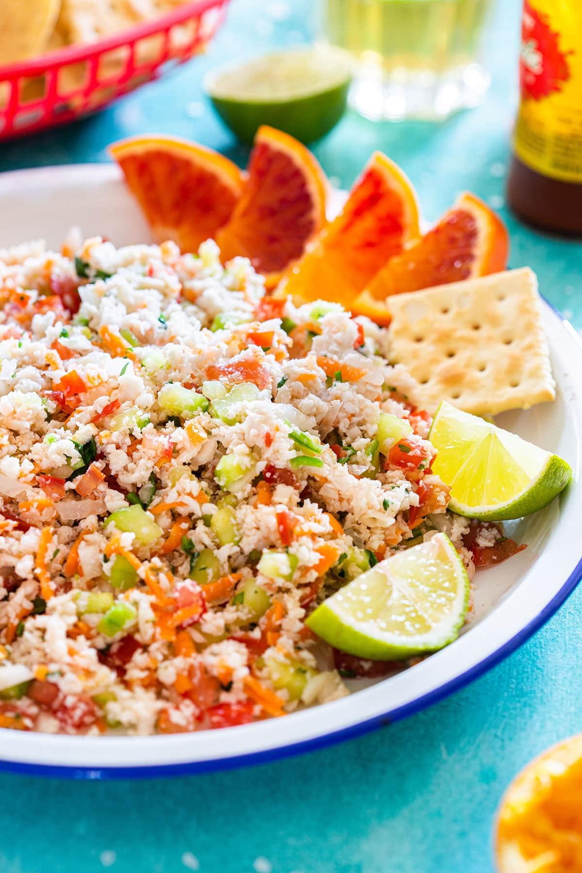  Encounter paradise with every single bite of this delightful ceviche.