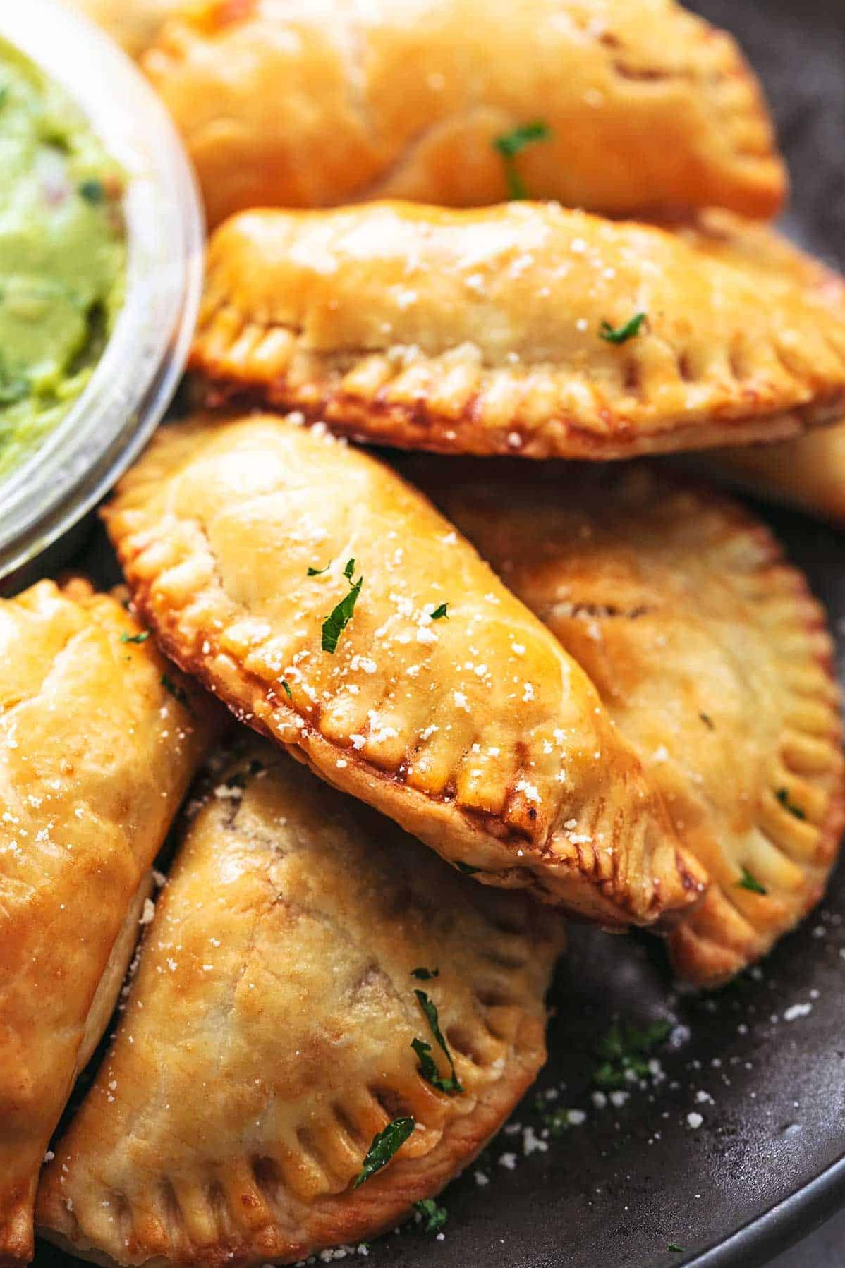  Experience a burst of flavor with every bite of these savory meat empanadas.