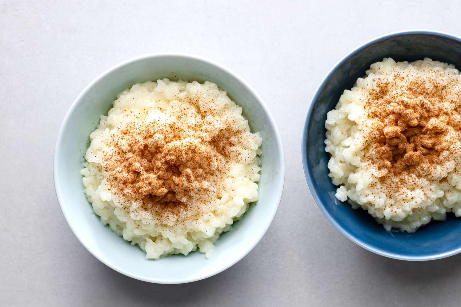  Flavors that melt in your mouth: a bowl of warm Basque Rice Pudding.