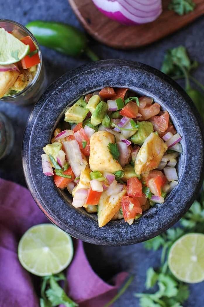  Fresh and flavorful halibut ceviche