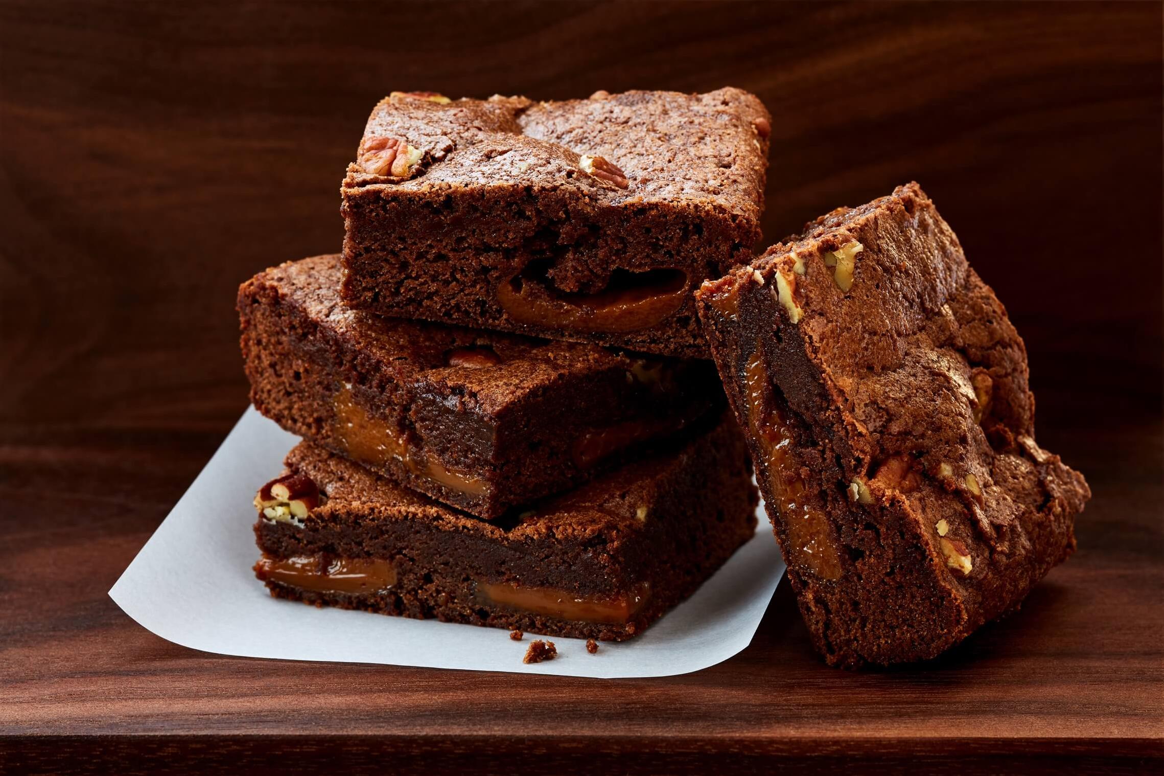  Get ready for a taste explosion in every bite of these decadent brownies.