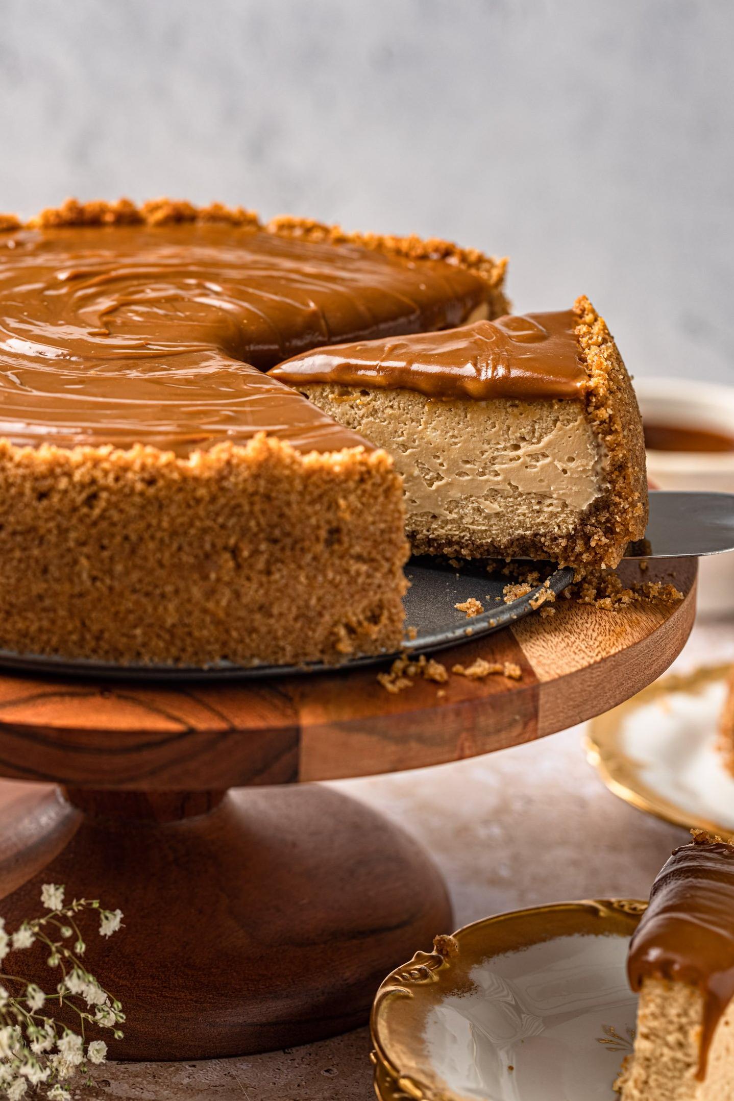  Get ready to fall in love with this heavenly Cuban Dulce de Leche Cheesecake