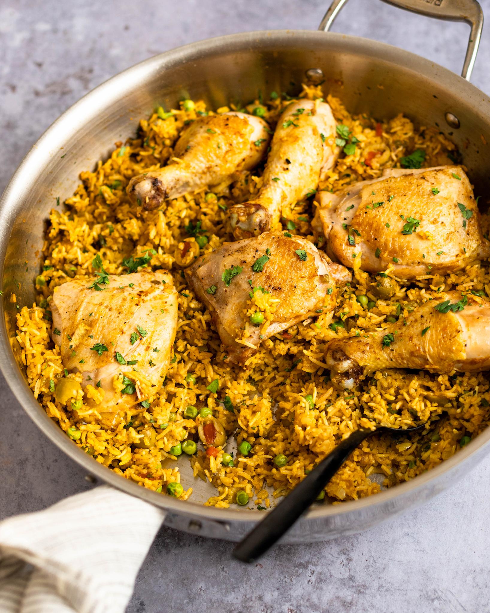  Get ready to impress your dinner guests with this simple yet satisfying Arroz con Pollo recipe