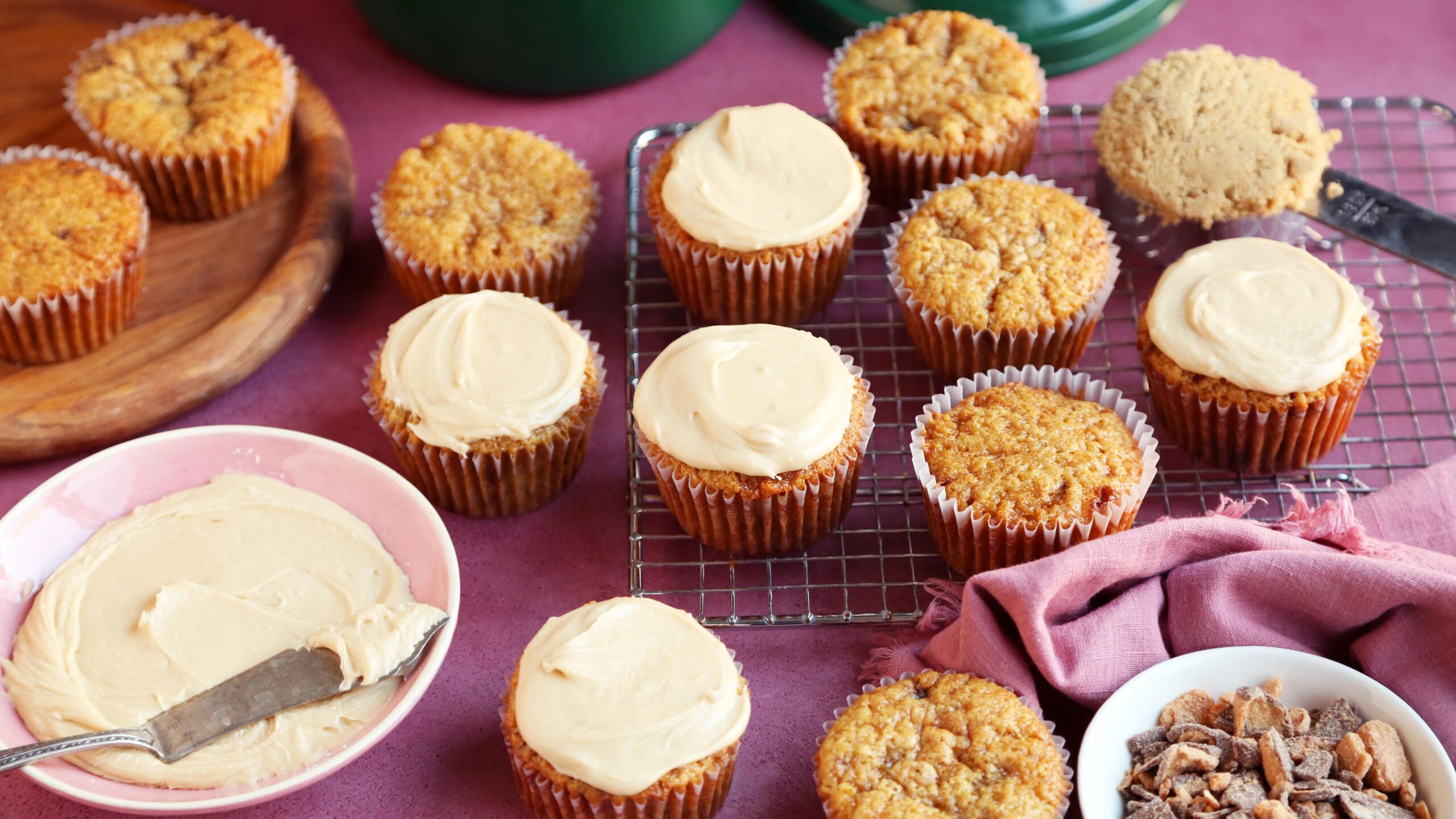  Get ready to sink your teeth into these delightful Dulce De Leche cupcakes.
