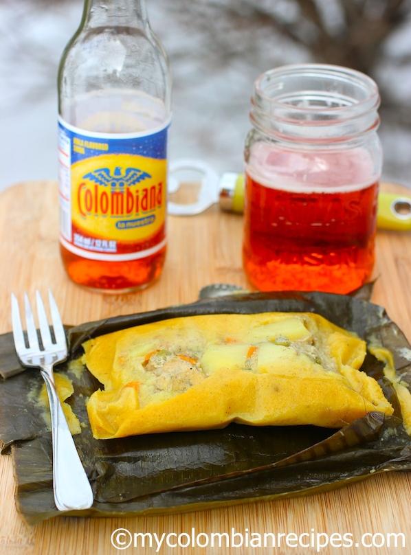  Hold on tight: our Colombian tamales have a spicy kick to them!
