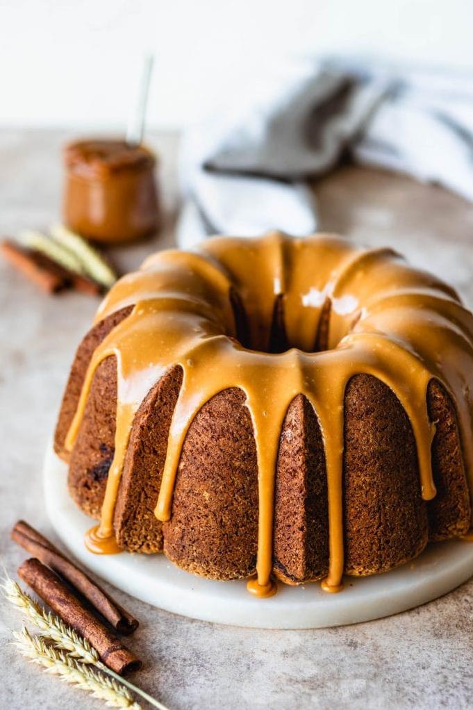  It's all in the layers: the perfect amount of dulce de leche sandwiched between fluffy pound cake
