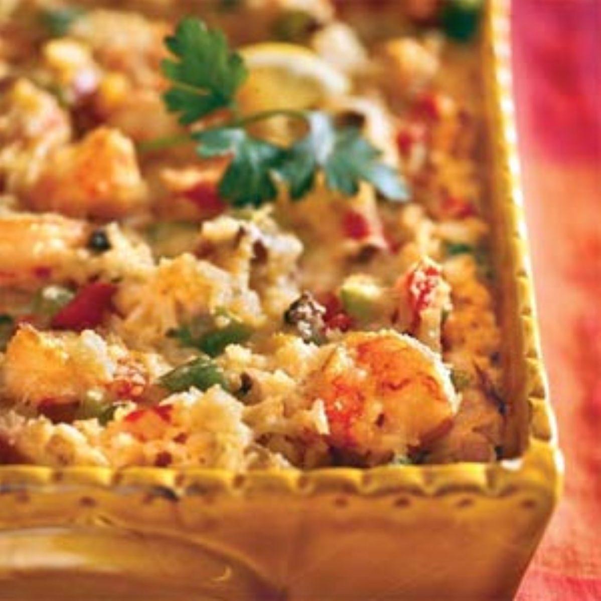  It’s time to bring Brazil to your plate with melted cheese, shrimp, and corn bursting with bright flavors.