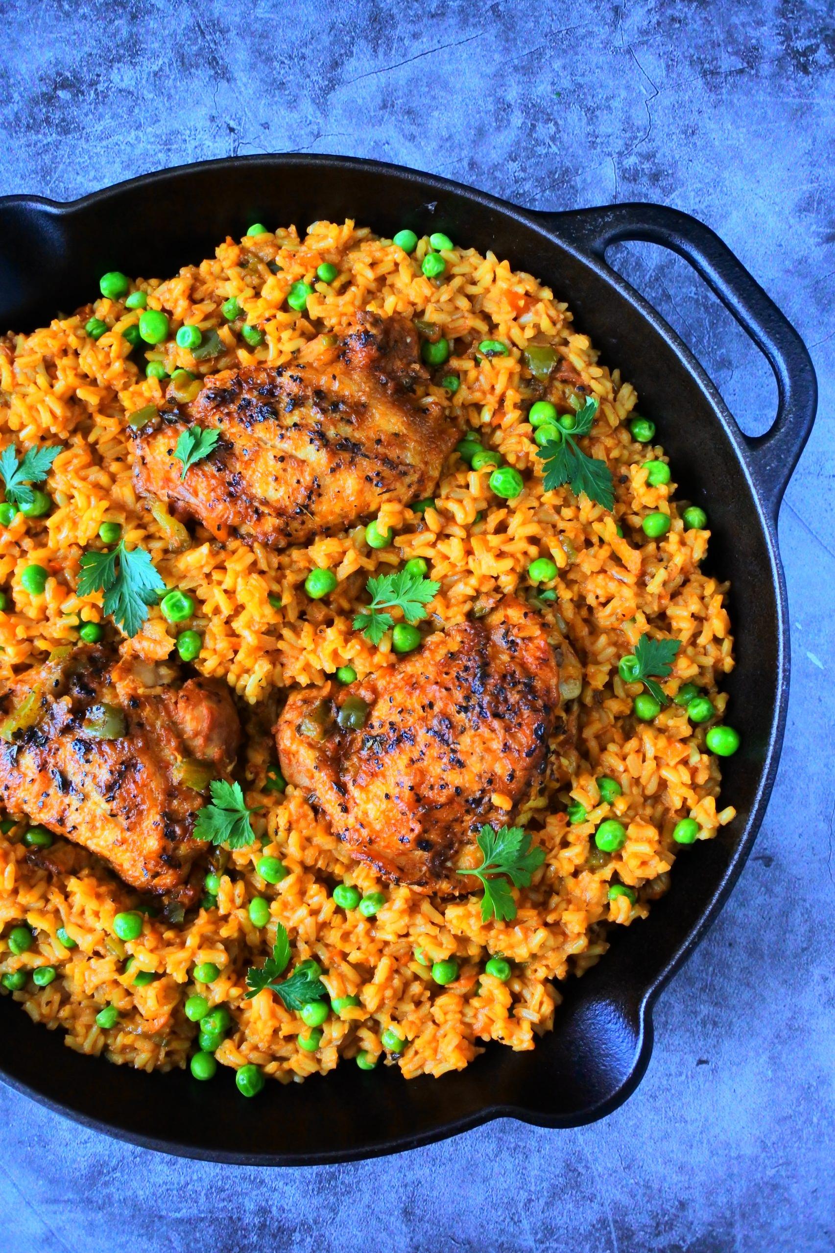  Juicy chicken, tender rice, and a blend of spices make this dish a winner.