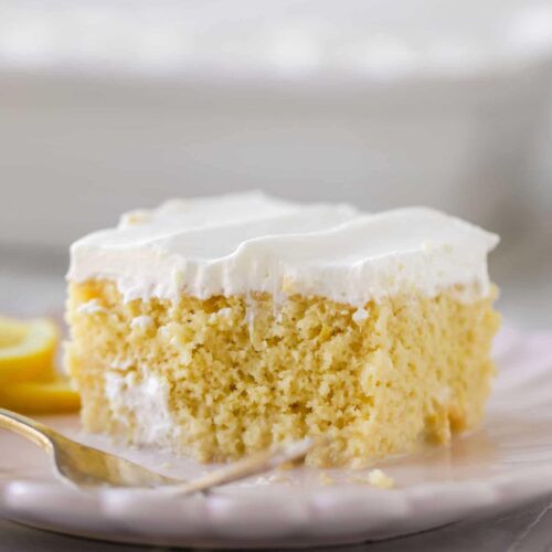Lemony Tres Leches Cake