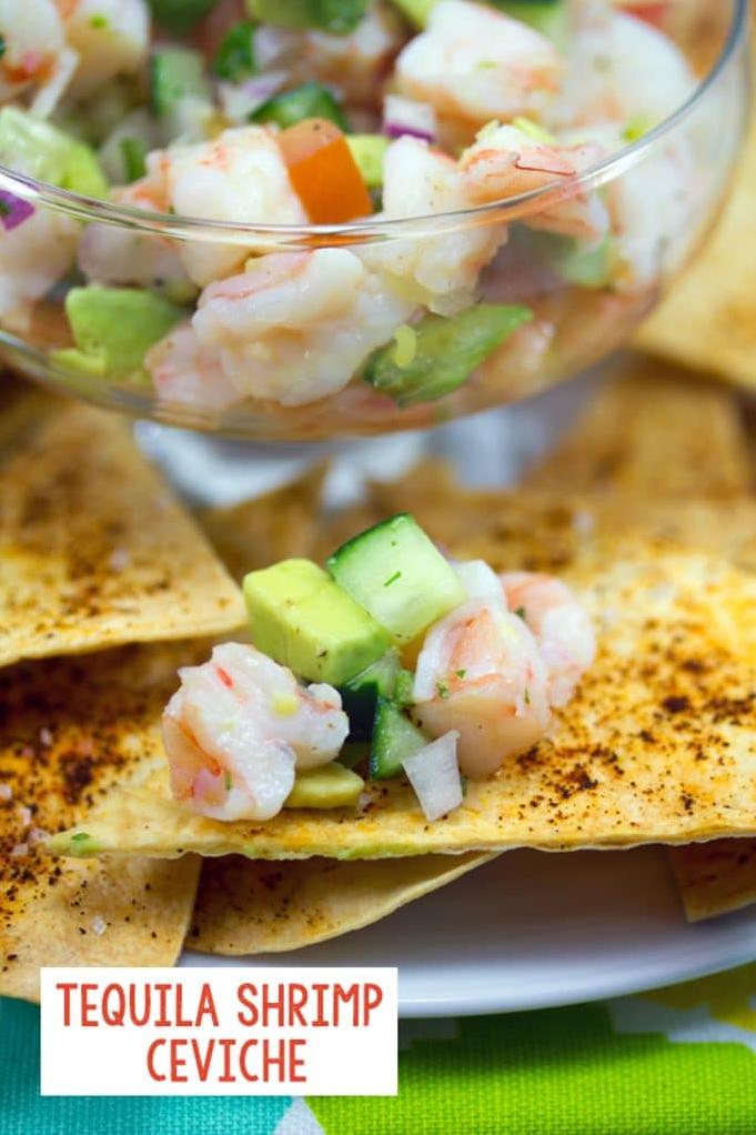  Let the vibrant colors of this zesty ceviche brighten up your party table.
