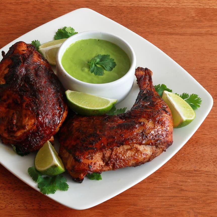  Look at the succulent flavors oozing out of this delicious grilled chicken!