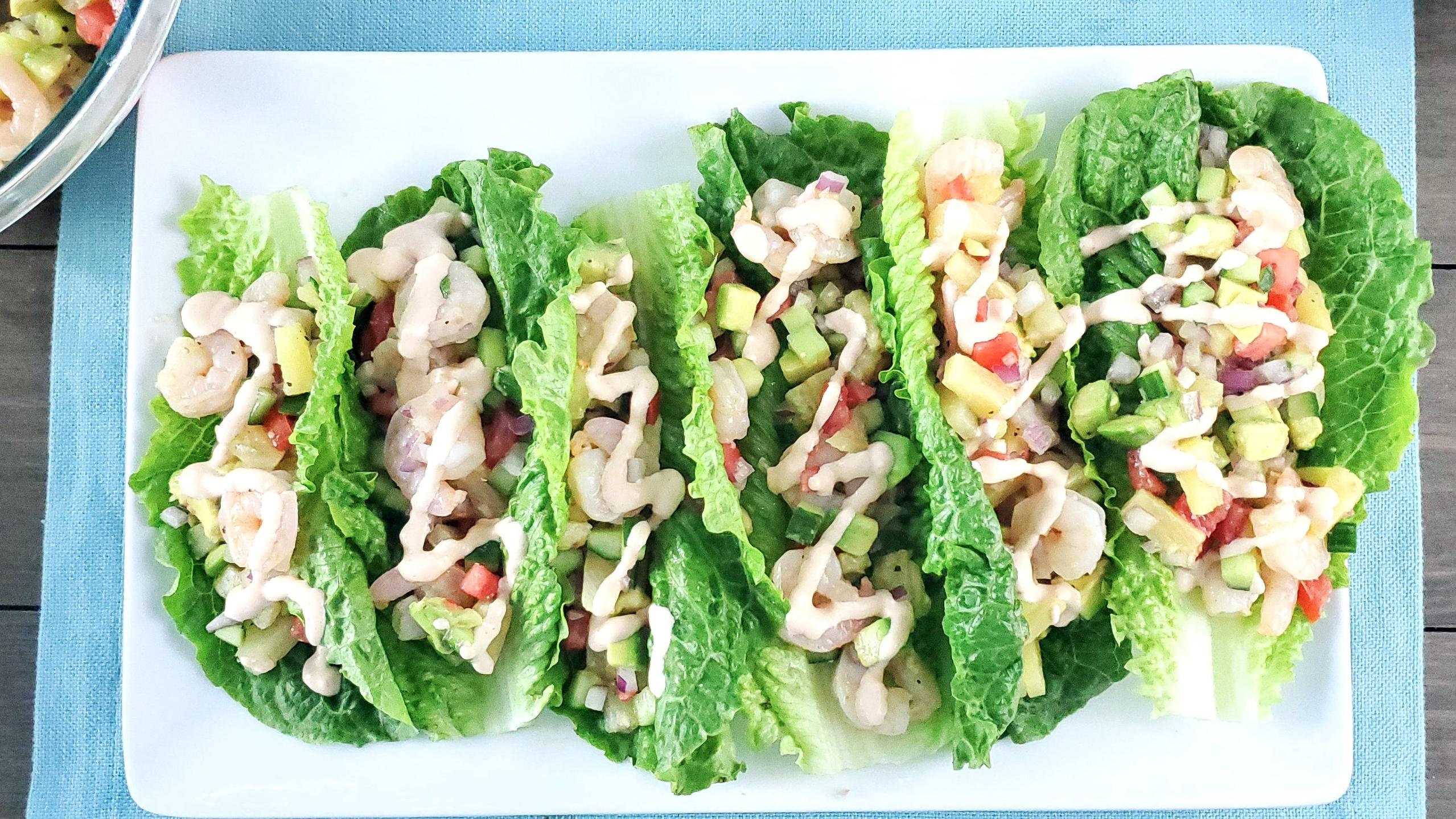  Looking for a light yet filling snack? These lettuce wraps are the answer!