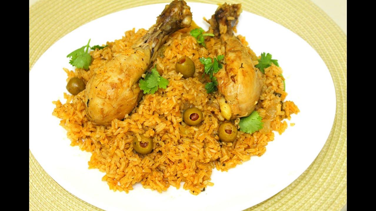  Perfect for a family dinner or a potluck, this Dominican-style chicken and rice dish is a crowd-pleaser.