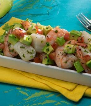  Perfect for pool parties or dinner parties, this ceviche is a crowd-pleaser!