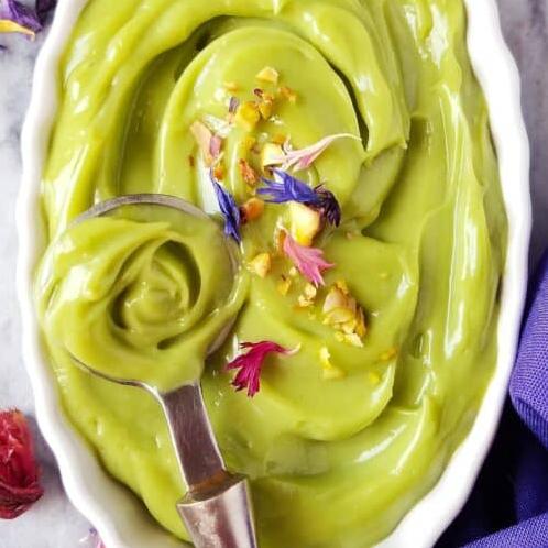  Perfectly ripe avocados are the key to making this delicious cream