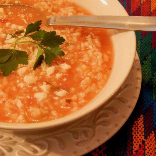 Rice Soup (Sopa De Arroz)