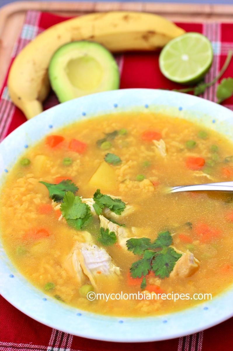 Sopa De Pollo Con Arroz (Chicken and Rice Soup)