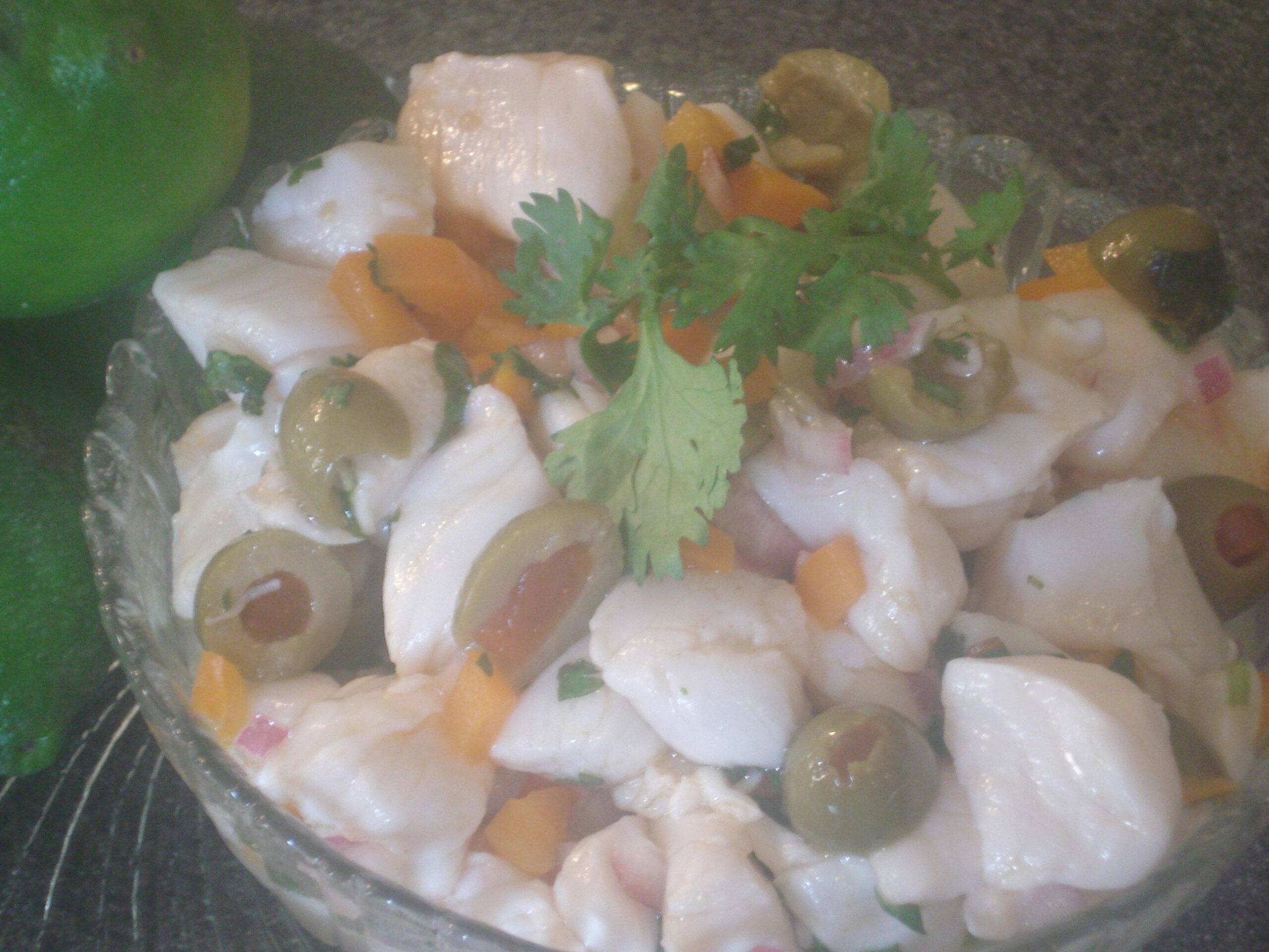 Soy-Ginger Scallop Ceviche