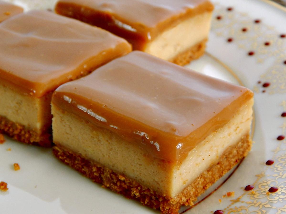  Sweet, creamy, and irresistible - our Dulce De Leche Cheesecake Squares are a must-try!