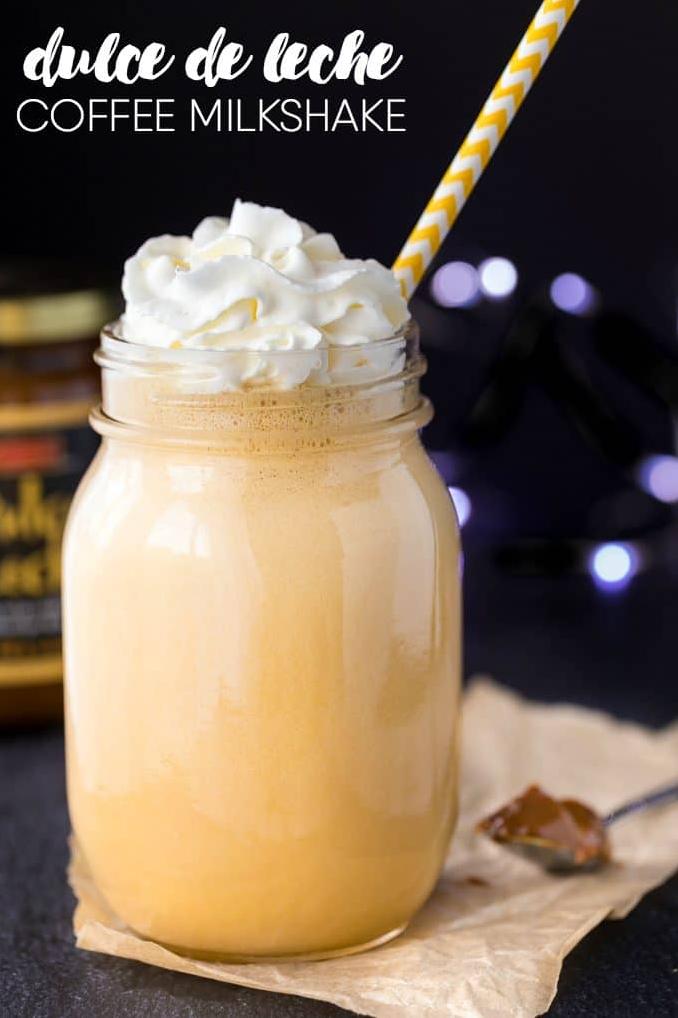  Sweeten up your coffee game with this delicious Coffee and Dulce De Leche Shake!
