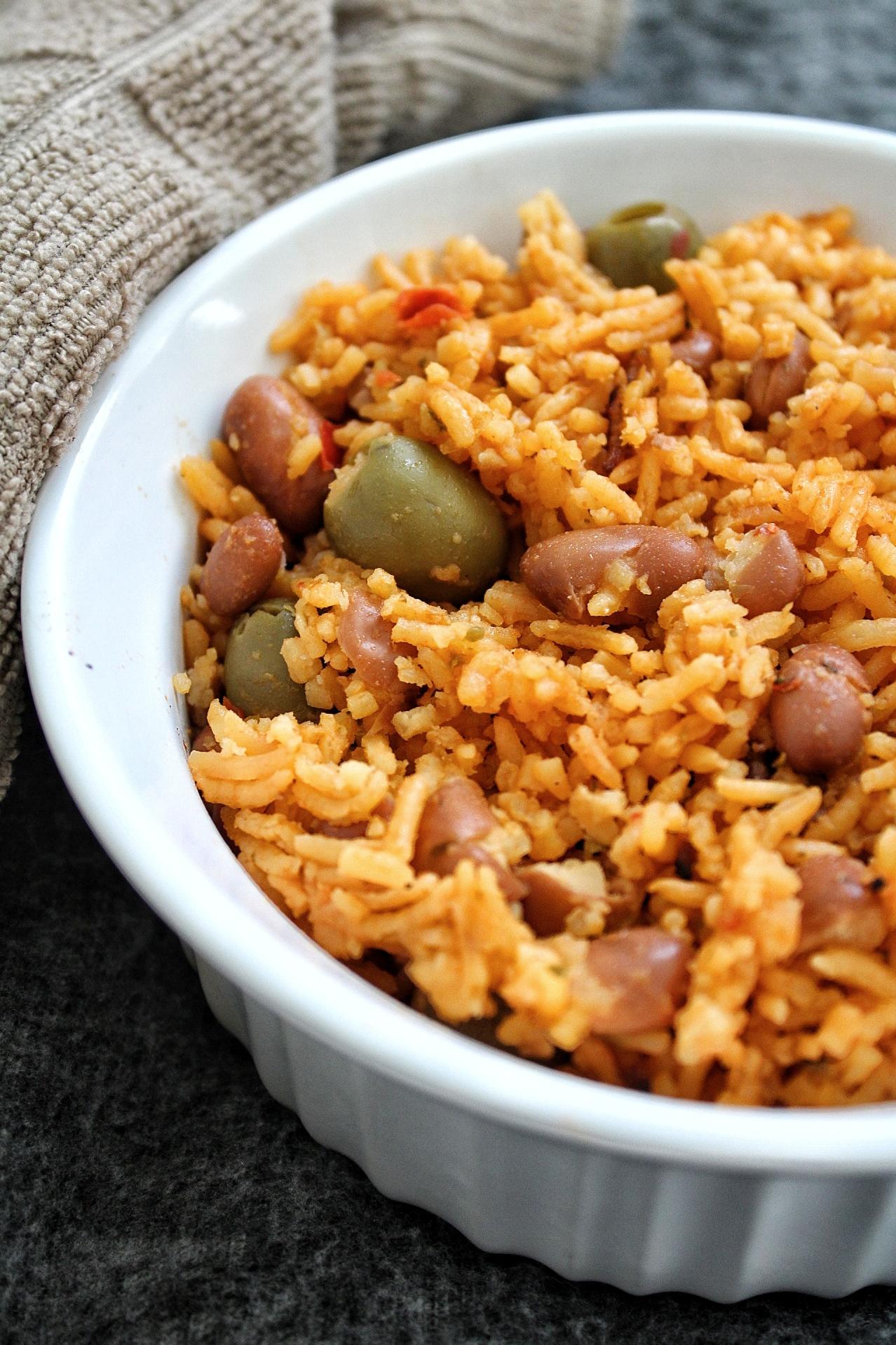  The beans add a touch of sweetness and soft texture, while the rice soaks up all of the savory goodness.