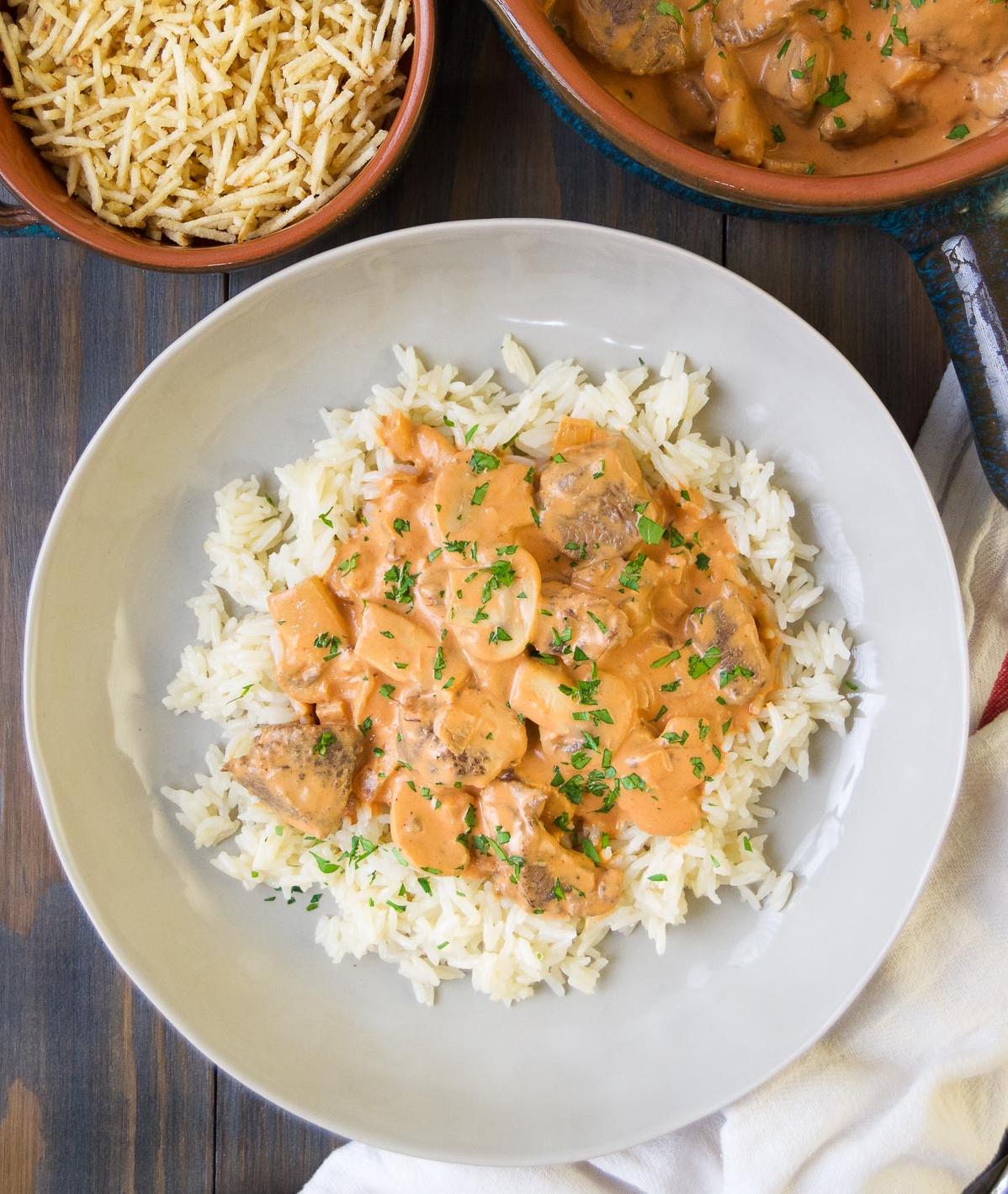  The creamy, rich sauce balanced with tangy tomato makes every bite divine.