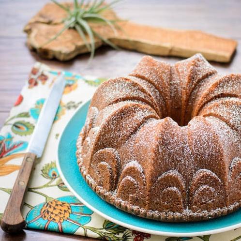  The ooey-gooey goodness of dulce de leche stuffed into a classic pound cake