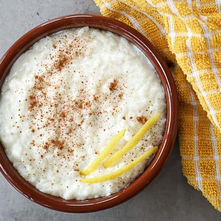  The perfect dessert for a cozy night in: Basque Rice Pudding.