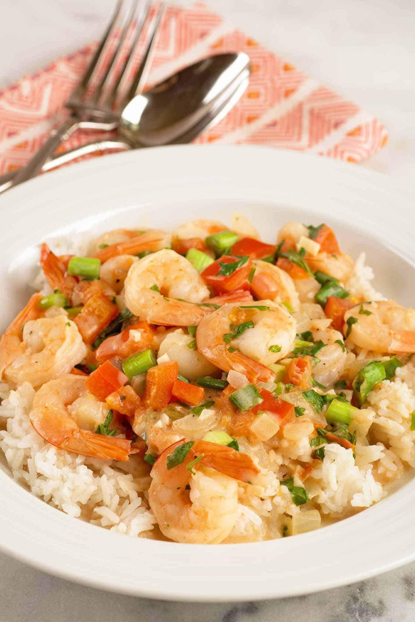  The shrimp are perfectly cooked and will melt in your mouth.