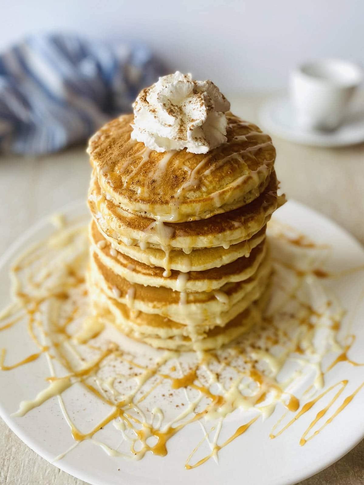  The ultimate breakfast comfort food: Dulce de Leche pancakes