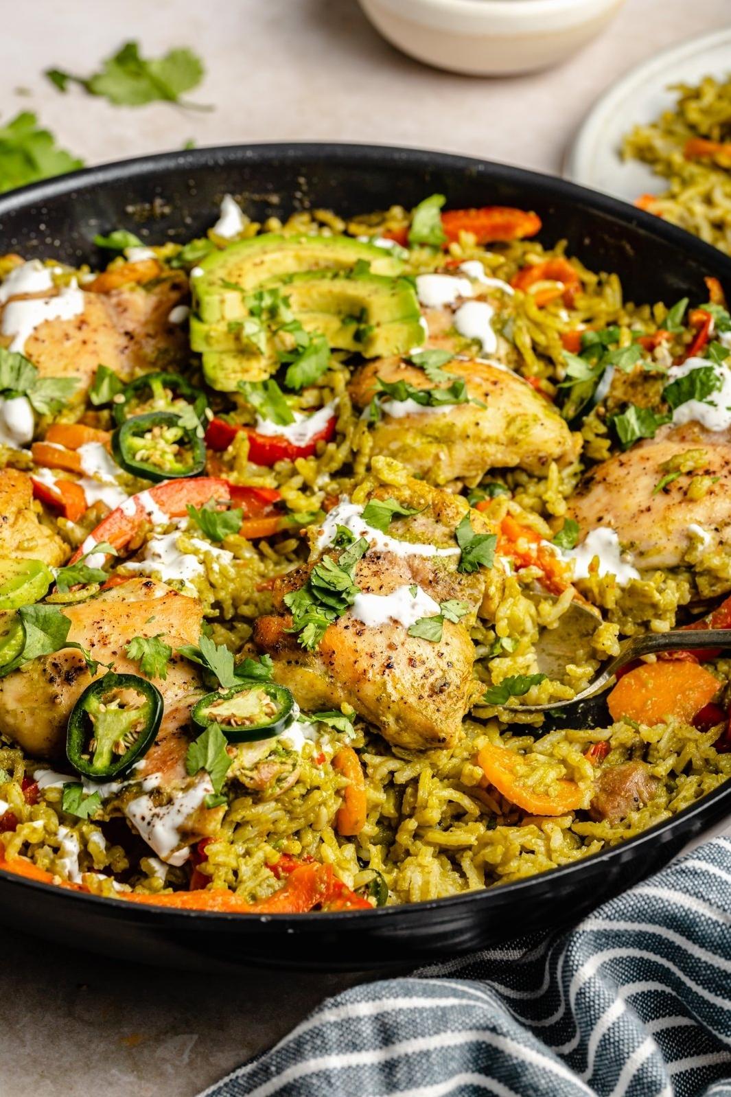  The vibrant colors of this dish will make your taste buds dance with joy.